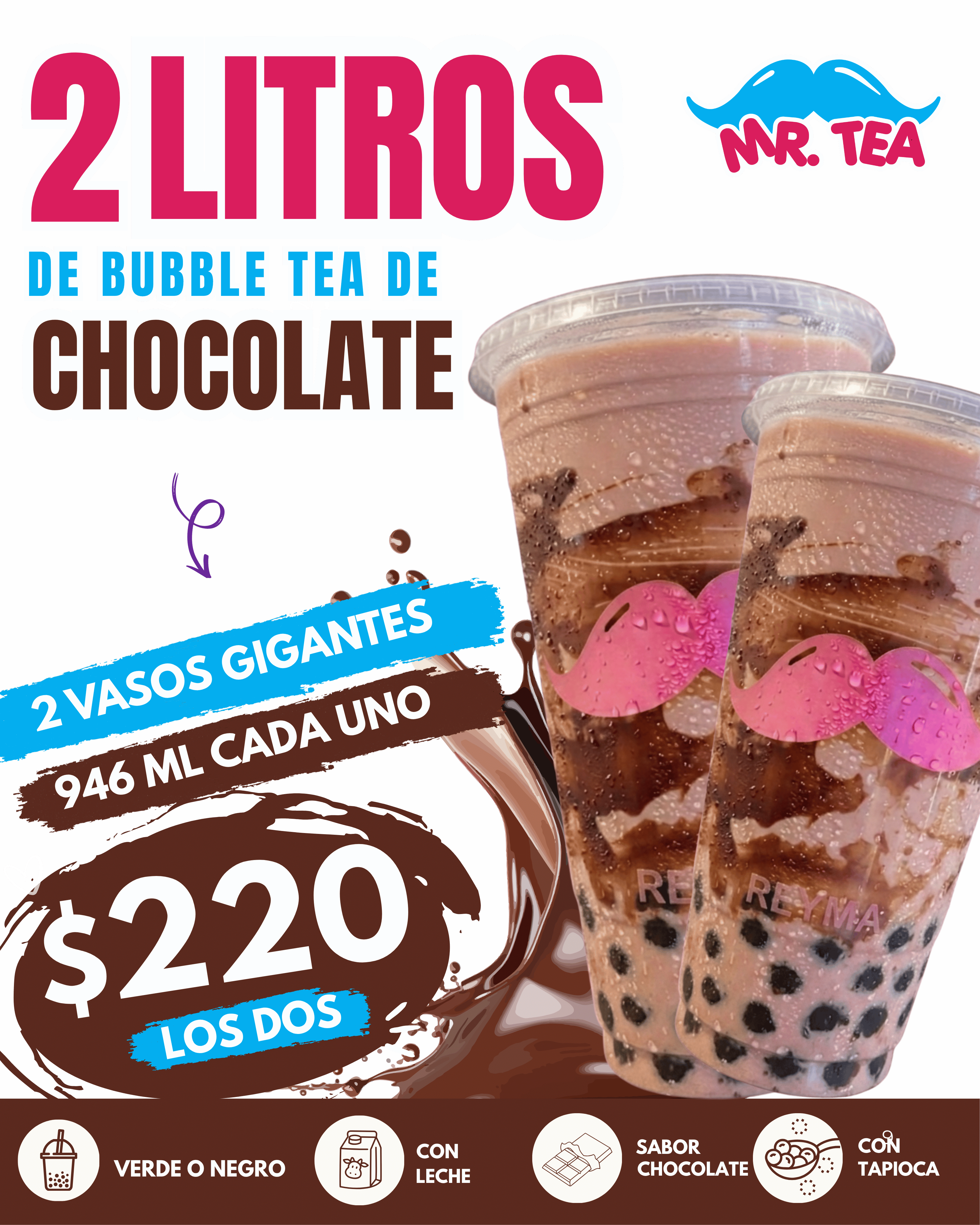 Flyer de Mr. Tea.